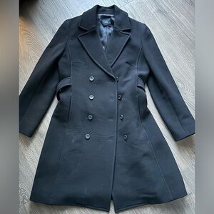 J. Crew Black Pea Coat